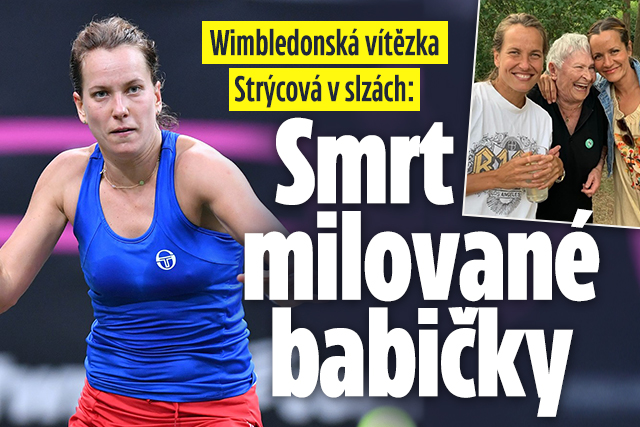 Banner ke žhavému tématu: Wimbledonská vítězka Strýcová pláče: ...