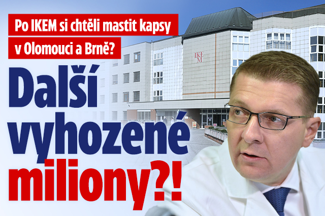 Banner ke žhavému tématu: Po IKEM si chtěli mastit kapsy i v ...