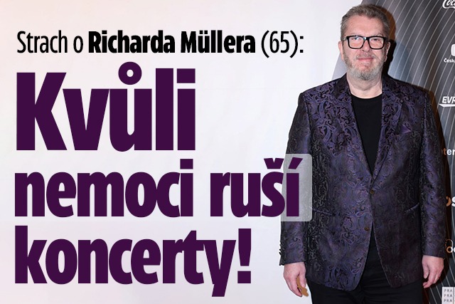 Banner ke žhavému tématu: Strach o Richarda Müllera (65): Kvůli ...