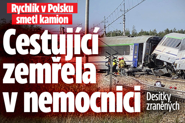 Banner ke žhavému tématu: Rychlík v Polsku smetl kamion: Desítky ...