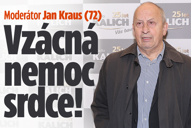 Banner ke žhavému tématu: Moderátor Jan Kraus (72): Vzácná nemoc ...