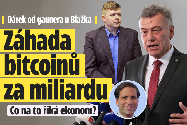 Dárek od gaunera u Blažka: Záhada bitcoinů za miliardu
