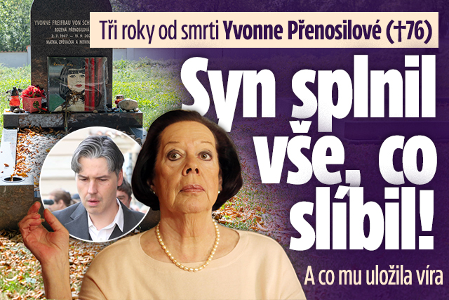 Banner ke žhavému tématu: Tři roky od smrti Přenosilové (†76): ...
