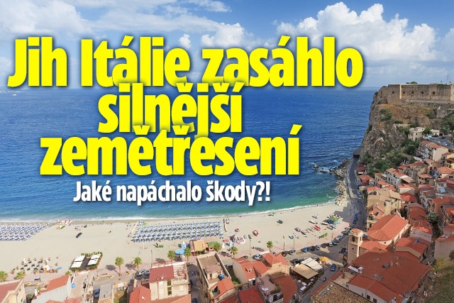 Banner ke žhavému tématu: Jih Itálie zasáhlo zemětřesení: Jaké ...