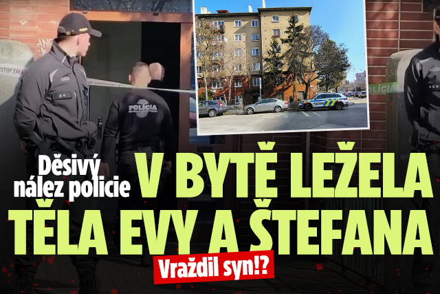 Banner ke žhavému tématu: Policie našla v bytě těla seniorů Evy a ...