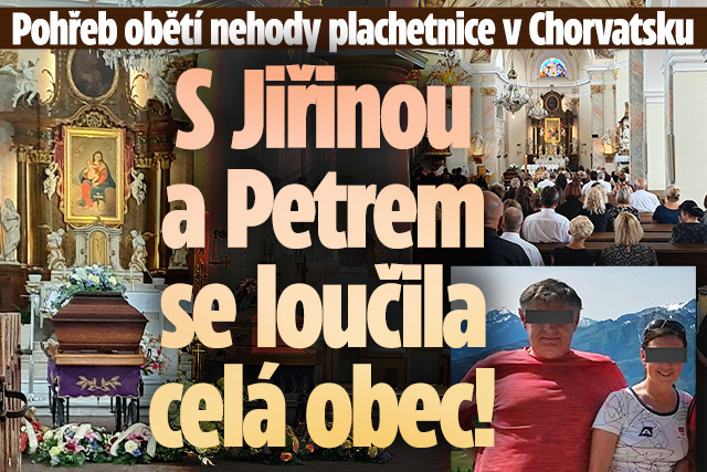 Banner ke žhavému tématu: Na pohřeb obětí tragédie v Chorvatsku ...