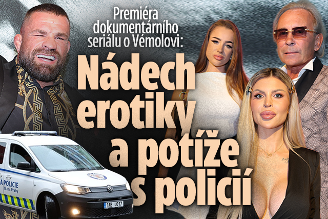 Premiéra seriálu o Vémolovi: Stín erotiky a potíže s policií