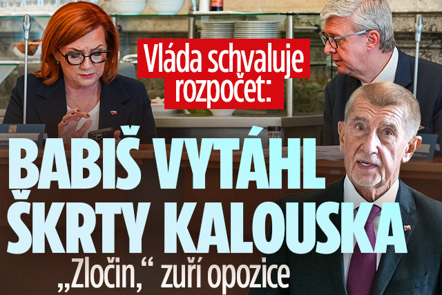 Banner ke žhavému tématu: Vláda schválí rozpočet: Babiš vytáhl ...