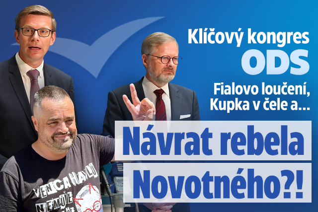 Banner ke žhavému tématu: Klíčový kongres ODS: Fialovo loučení a ...