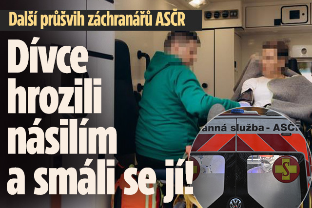 Další průšvih záchranářů ASČR: Dívce hrozili násilím!