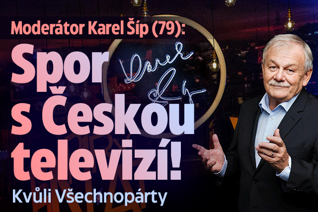 Moderátor Karel Šíp (79): Spor s Českou televizí!