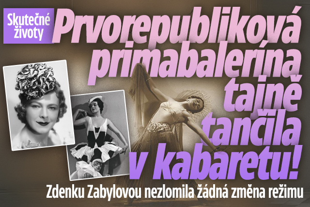 Banner ke žhavému tématu: Prvorepubliková primabalerína tajně ...