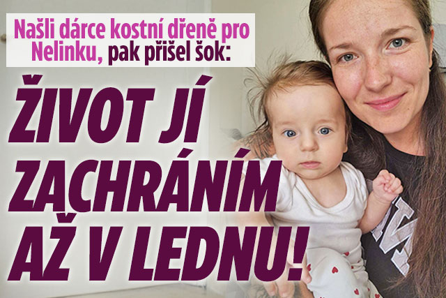 Banner ke žhavému tématu: Našli kostní dřeň pro Nelinku, ale...: ...