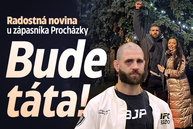 Banner ke žhavému tématu: Radostná novina u zápasníka Procházky: ...