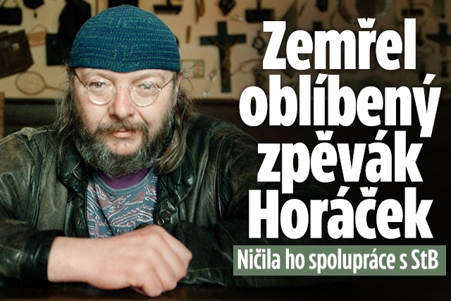Banner ke žhavému tématu: Zemřel oblíbený zpěvák Horáček (†69)
