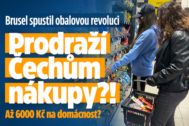 Banner ke žhavému tématu: Prodraží se Čechům nákupy? Brusel ...
