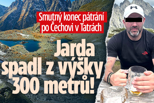 Banner ke žhavému tématu: Zmizelého Čecha našli v Tatrách: Jarda ...