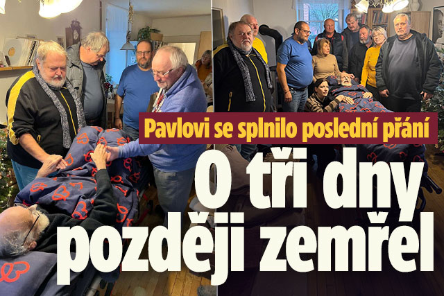 Banner ke žhavému tématu: Pavlovi se splnilo poslední přání: O ...