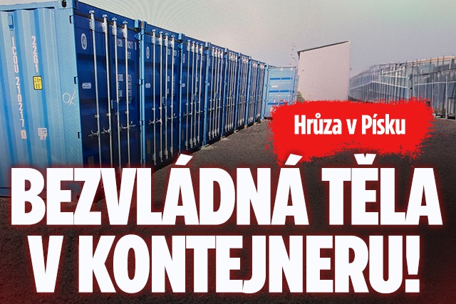 Banner ke žhavému tématu: Hrůza v Písku: Mrtvoly v kontejneru!