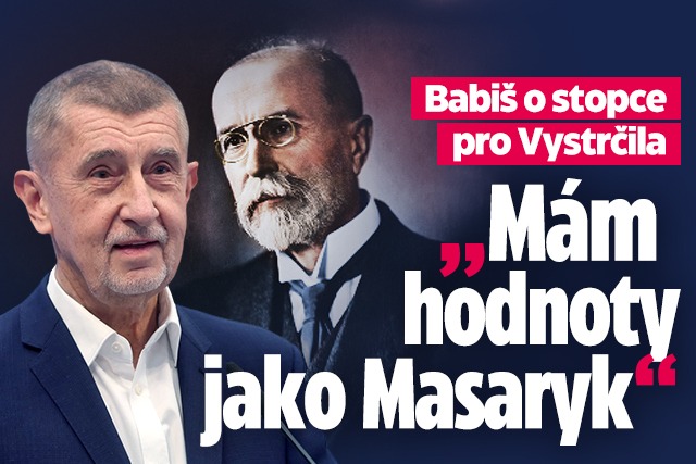 Banner ke žhavému tématu: Babiš o stopce pro Vystrčila: „Mám ...