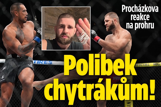 Banner ke žhavému tématu: Procházkova reakce na prohru: Polibek ...