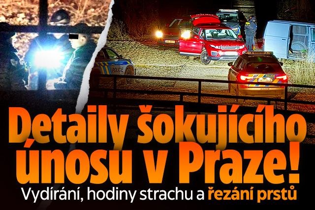 Banner ke žhavému tématu: Detaily šokujícího únosu v Praze: ...