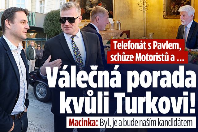 Banner ke žhavému tématu: Porada Motoristů po odmítnutí Turka! ...