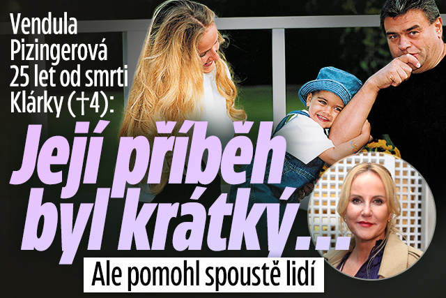 Banner ke žhavému tématu: Vendula Pizingerová 25 let od smrti ...