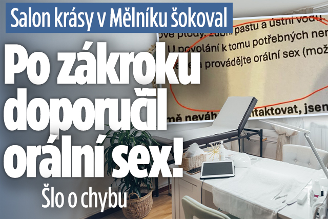 Banner ke žhavému tématu: Salon v Mělníku šokoval: Po zákroku ...