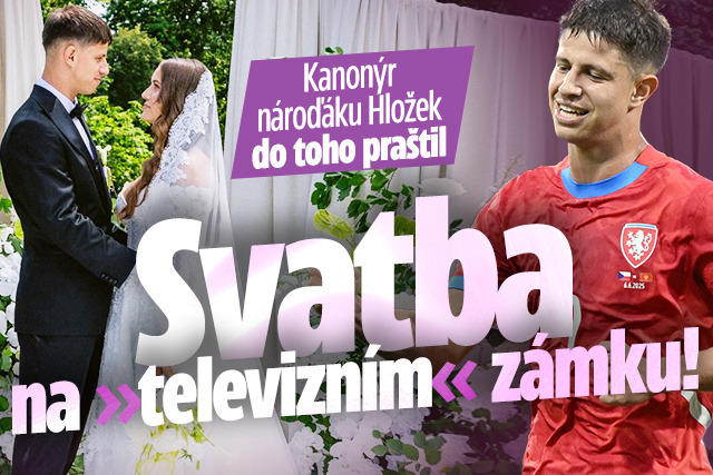 Banner ke žhavému tématu: Reprezentant Hložek se oženil: Svatba ...
