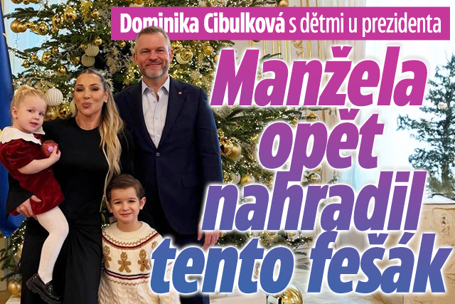 Banner ke žhavému tématu: Cibulková s dětmi u prezidenta: Manžela ...
