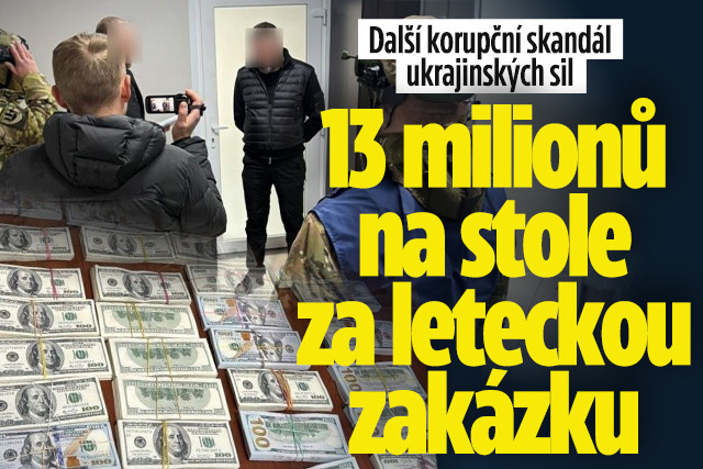 Banner ke žhavému tématu: Korupční skandál ukrajinských sil: 13 ...