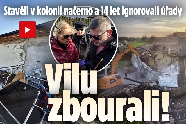 Banner ke žhavému tématu: Stavěli načerno a ignorovali úřady: ...