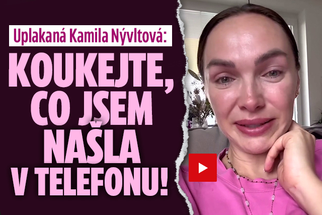 Banner ke žhavému tématu: Uplakaná Kamila Nývltová: Koukejte, co ...