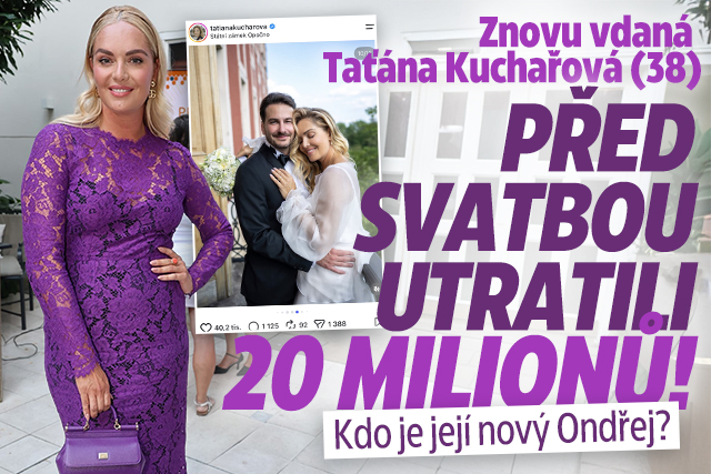 Banner ke žhavému tématu: Znovu vdaná Kuchařová (38): Před ...