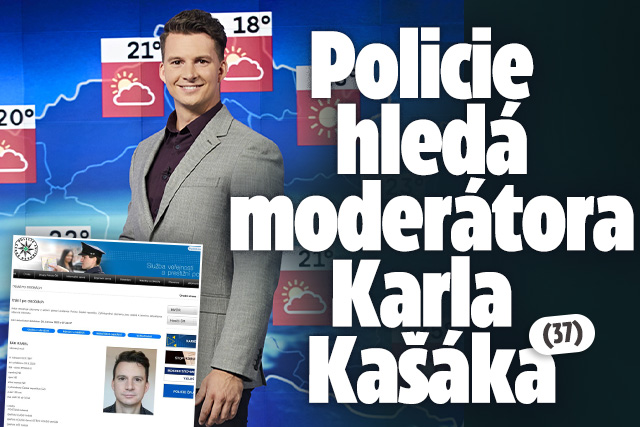 Policie hledá moderátora Karla Kašáka (37)