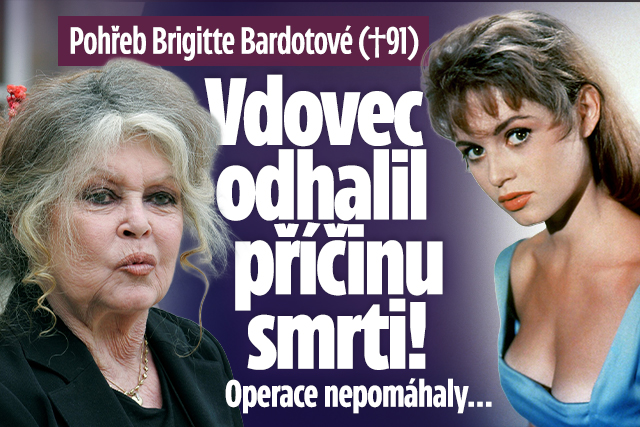 Banner ke žhavému tématu: Pohřeb Brigitte Bardotové (†91): Vdovec ...