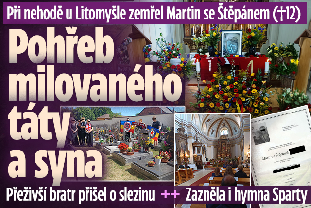 Banner ke žhavému tématu: Smrt Martina se synem Štěpánem: ...