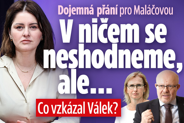 Maláčova oznámila rakovinu: Co vzkázal Válek?