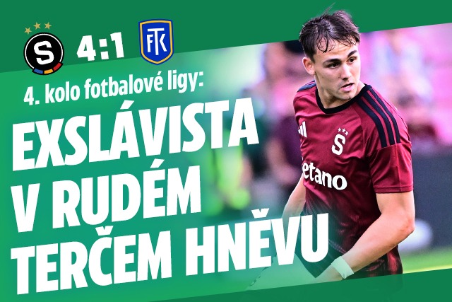 Banner ke žhavému tématu: Sparta –Teplice 4:1. Exslávista v rudém ...