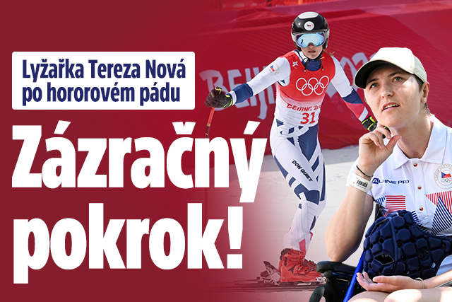 Banner ke žhavému tématu: Lyžařka Tereza Nová po hororovém pádu: ...