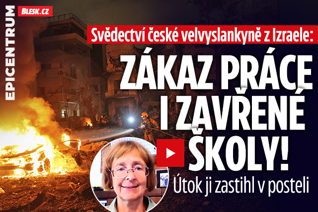 Česká velvyslankyně z Izraele: Útok mě zastihl v posteli