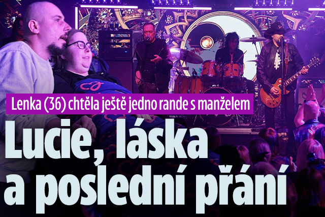 Banner ke žhavému tématu: Lucie, láska a poslední přání: Lenka ...
