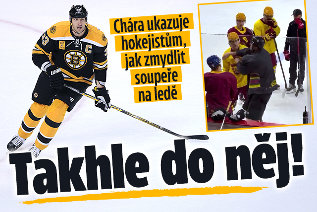 Banner ke žhavému tématu: Chára ukazuje hokejistům, jak zmydlit ...