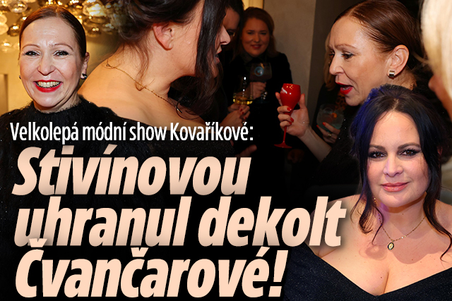Banner ke žhavému tématu: Módní show Kovaříkové: Stivínovou ...