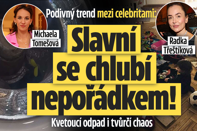 Banner ke žhavému tématu: Podivný trend mezi celebritami: Slavní ...