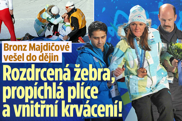 Banner ke žhavému tématu: Bronz Majdičové vešel do dějin: ...