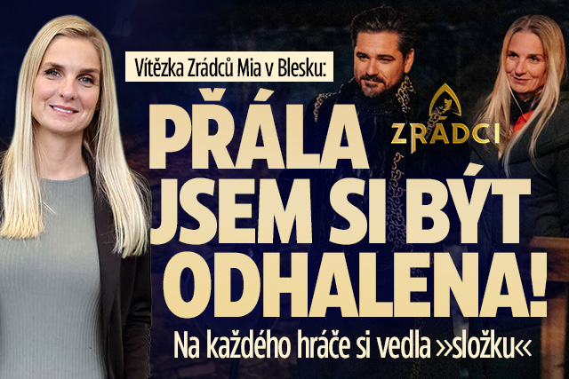 Banner ke žhavému tématu: Vítězka Zrádců v Poslední zradě: Přála ...