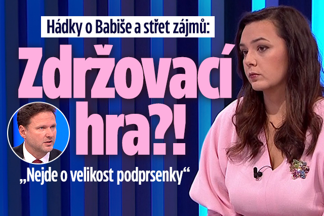 Banner ke žhavému tématu: Zdržovací hra?! Hádky o Babiše a střet ...