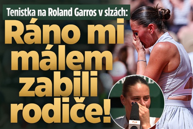 Banner ke žhavému tématu: Tenistka na Roland Garros plakala: ...